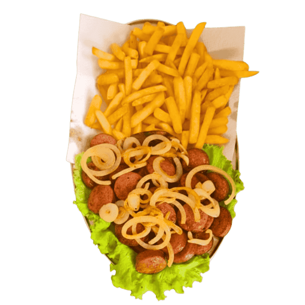 Linguiça com fritas bar do zequinha ribeirao das neves mg